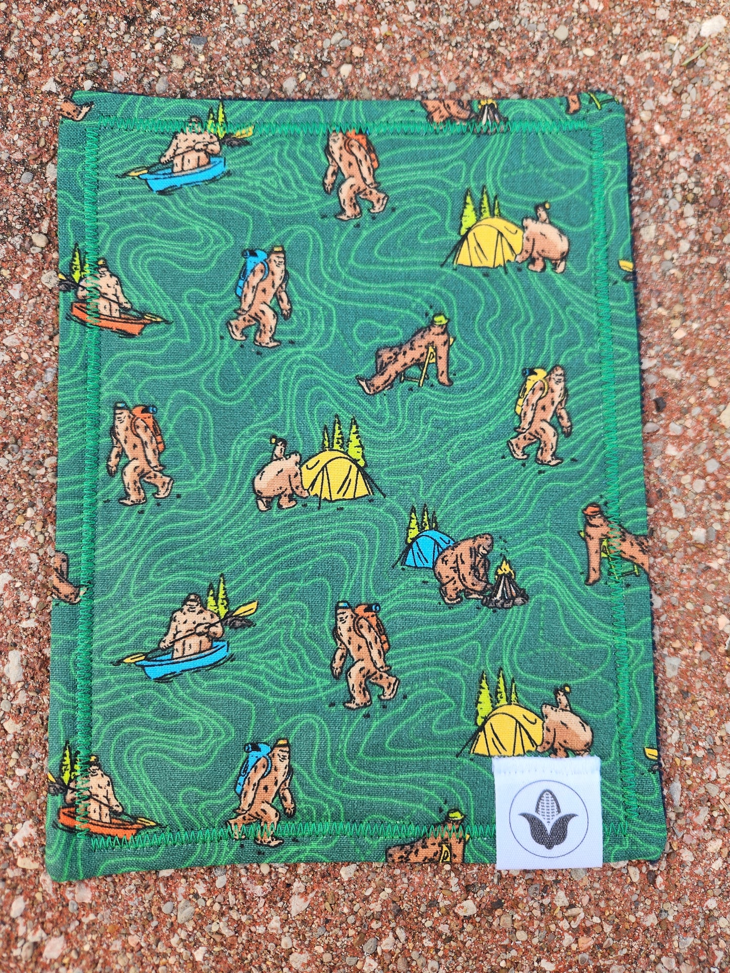 Bigfoot Topography Handkerchief