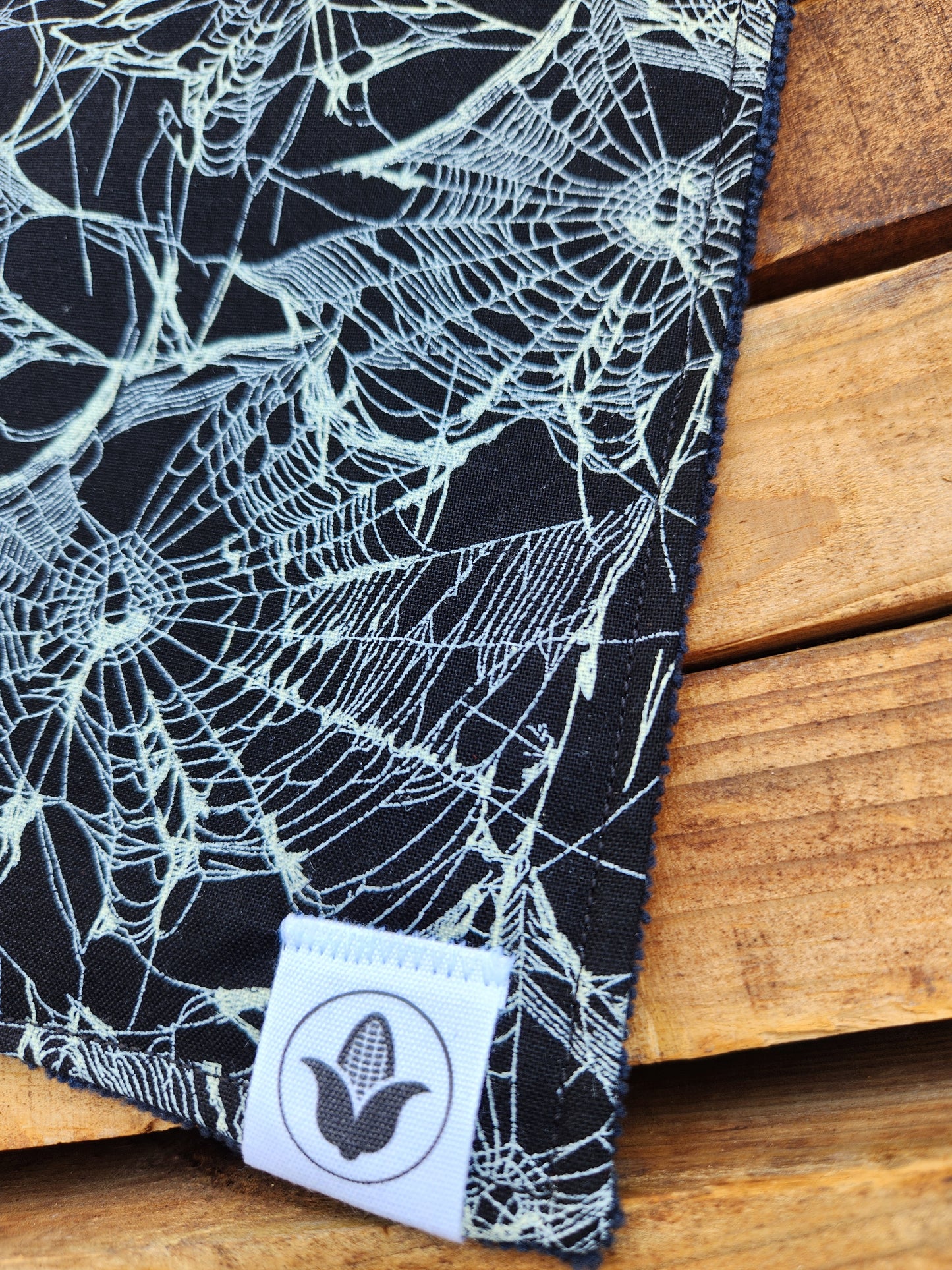 Spiderwebs Halloween Handkerchief