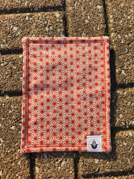 Red Asanoha Handkerchief