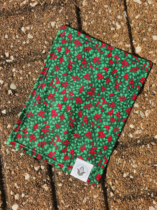 Christmas Holly Handkerchief