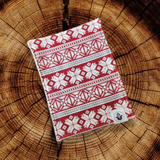 Red Christmas Snowflakes Handkerchief