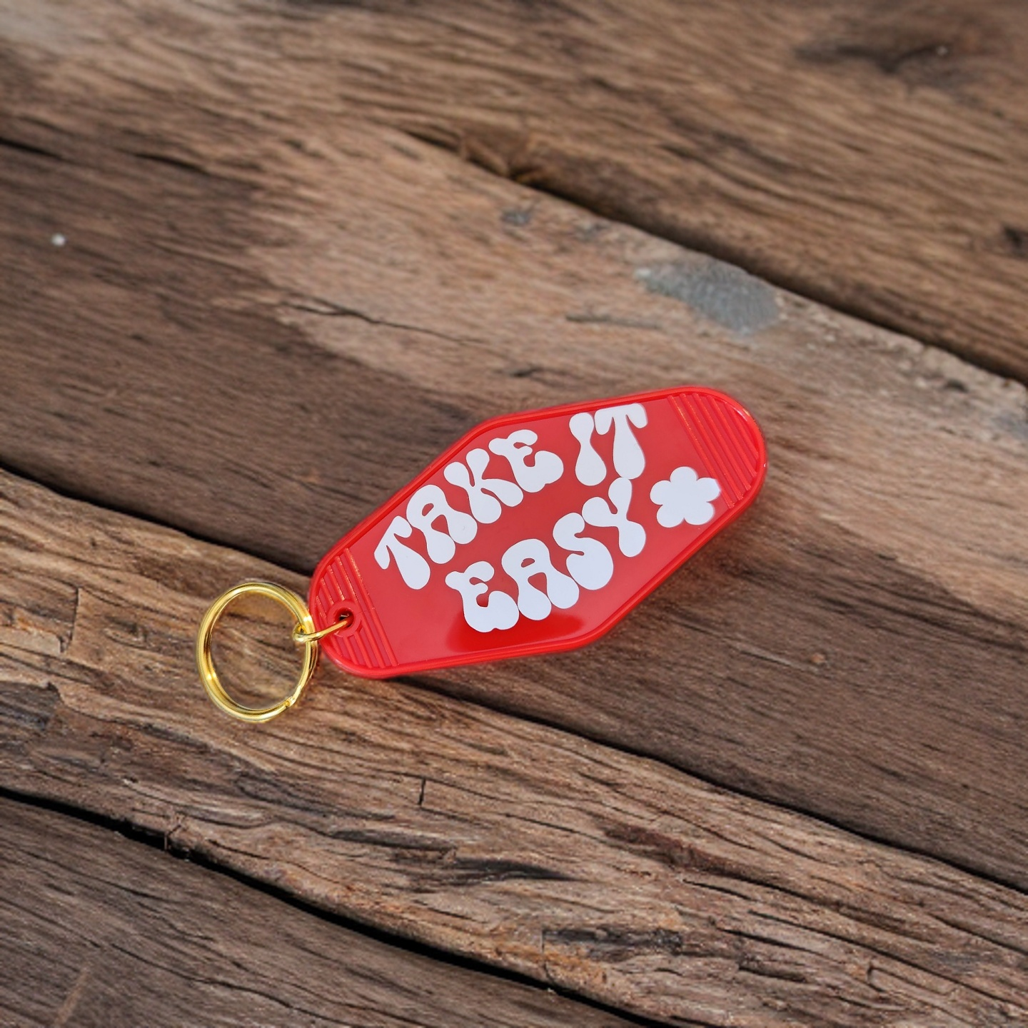 Take it Easy Motel Keychain