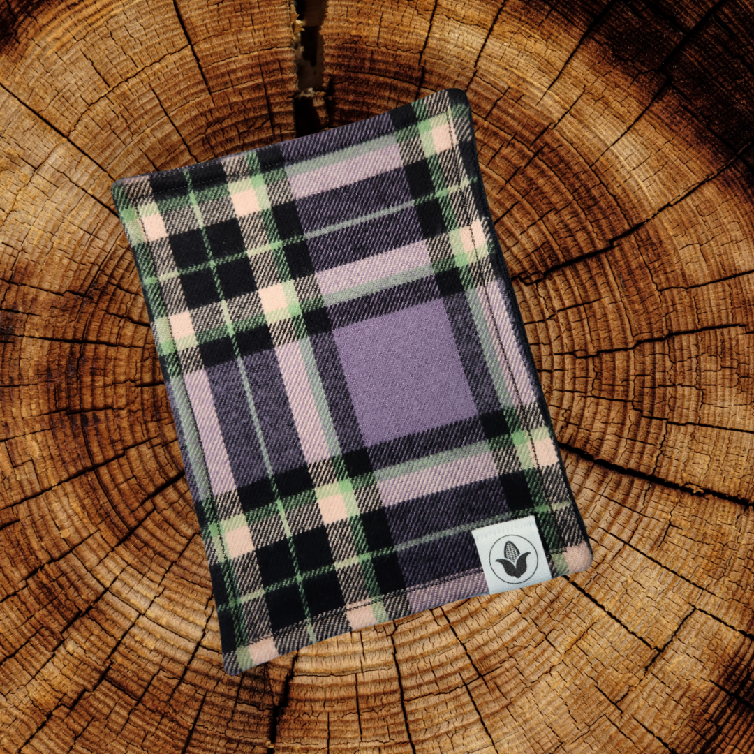 Purple Plaid Handkerchief