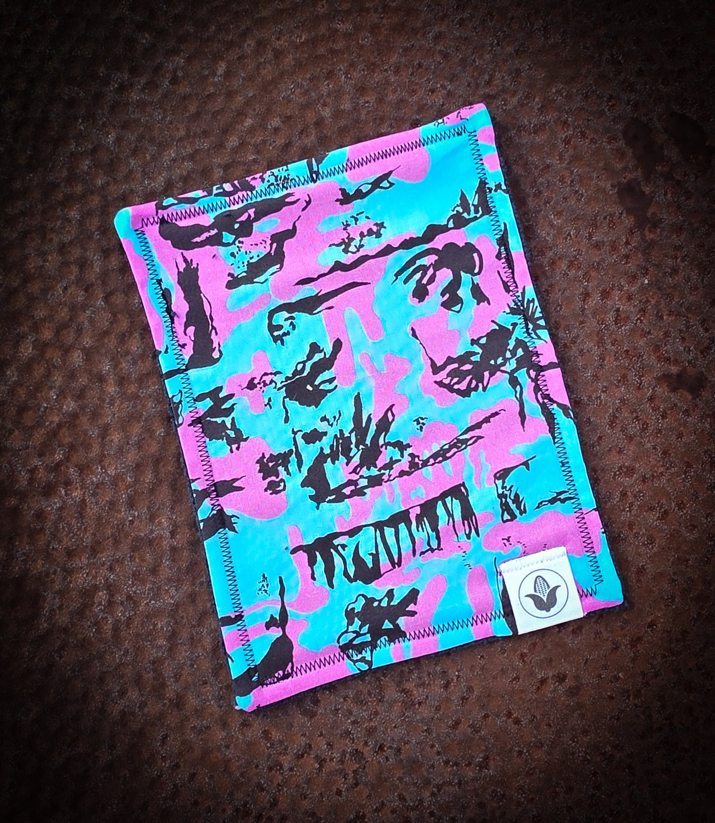 90's Abstract Camo Handkerchief