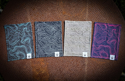 Black & White Topo Handkerchief
