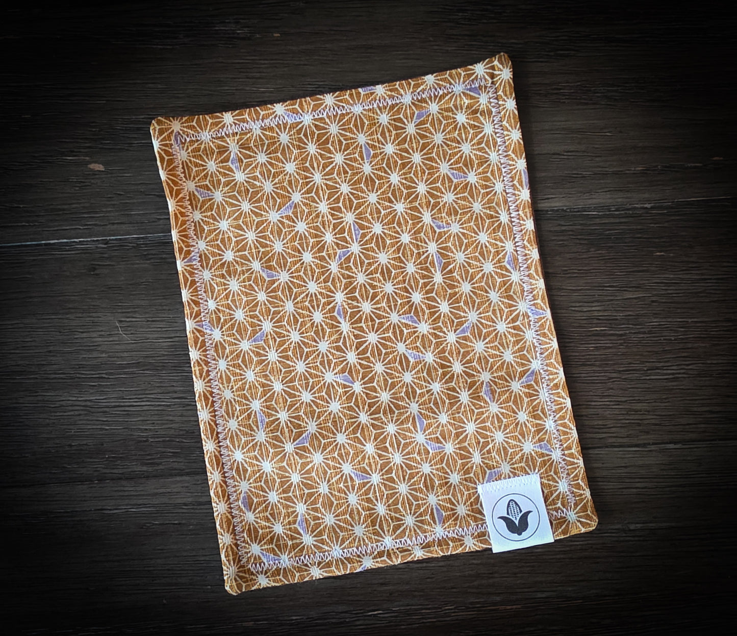 Yellow Asanoha Handkerchief