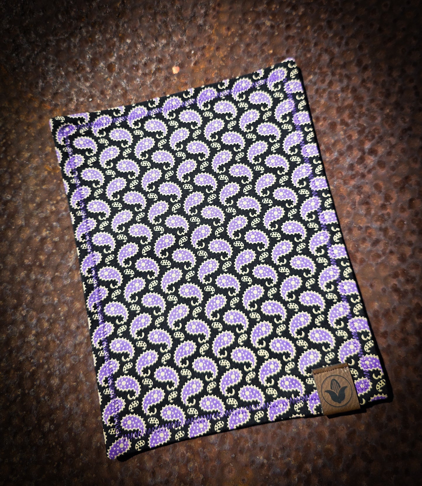Purple Paisley Handkerchief