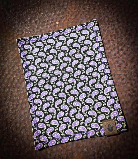 Purple Paisley Handkerchief