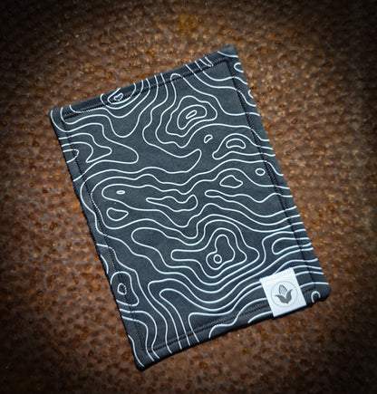 Black & White Topo Handkerchief