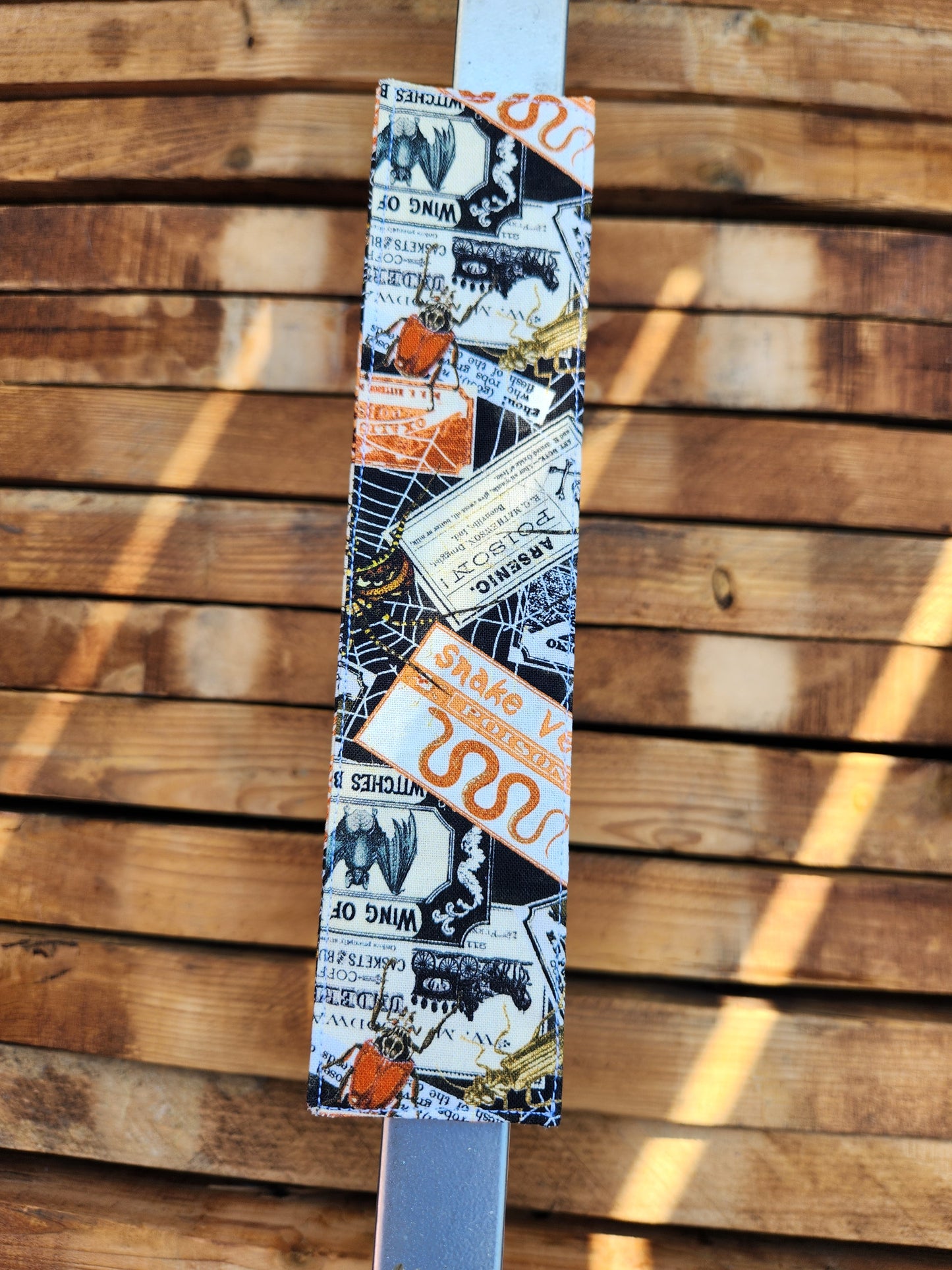 Snake Venom Halloween Fabric Bookmark