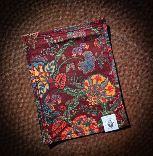 Crimson Vine Handkerchief