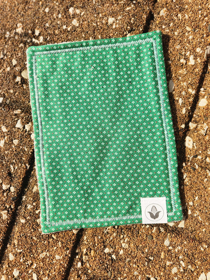 Christmas Green Winter Wishes Handkerchief