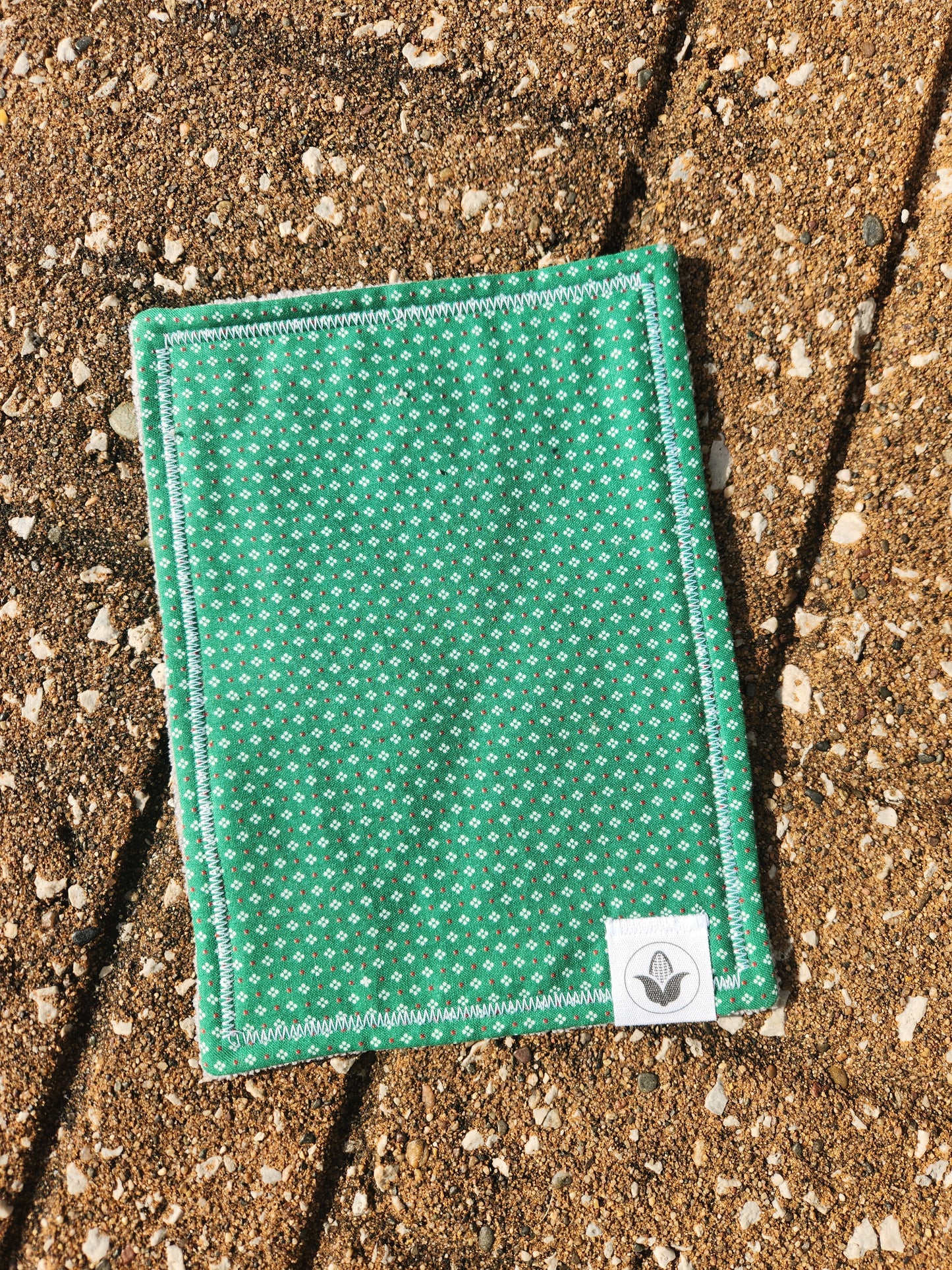 Christmas Green Winter Wishes Handkerchief