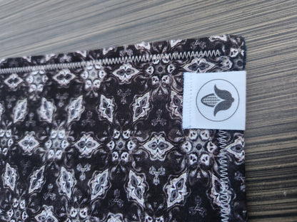 Dragon Fyre Medallions Black Handkerchief