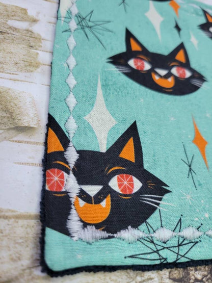 Black Cat Halloween Handkerchief