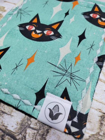 Black Cat Halloween Handkerchief