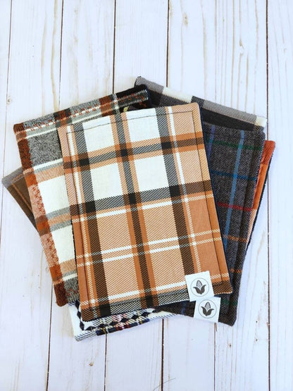 Tan & Black Plaid